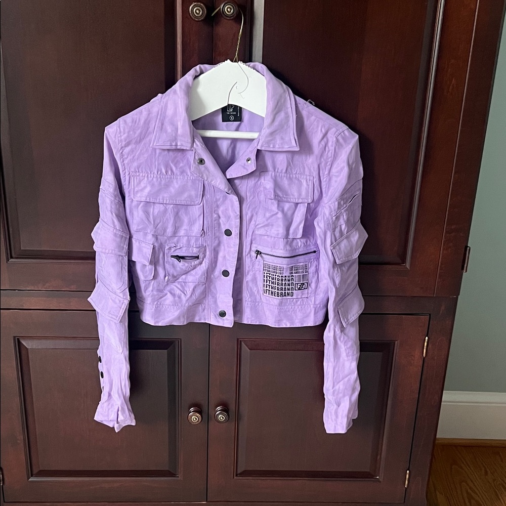 LF Lavender Utility Jacket for Women